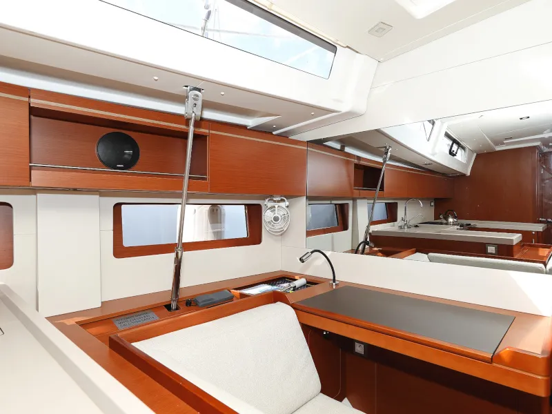 Salon of Grey Goose, a Beneteau Oceanis 51.1 sailboat at Općina Sukošan, Croatia