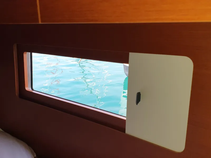 Cabin on Grey Goose, a Beneteau Oceanis 51.1 sailboat at Općina Sukošan, Croatia