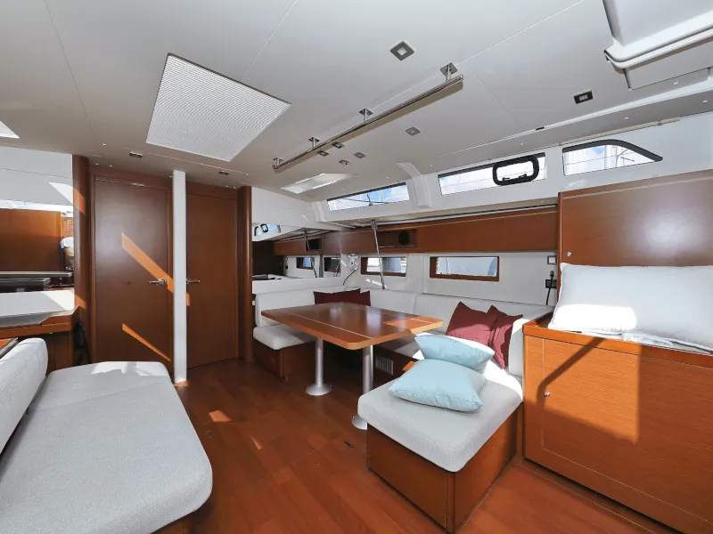Salon of Grey Goose, a Beneteau Oceanis 51.1 sailboat at Općina Sukošan, Croatia