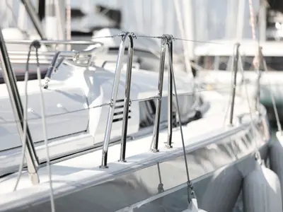 Deck of Grey Goose, a Beneteau Oceanis 51.1 sailboat at Općina Sukošan, Croatia