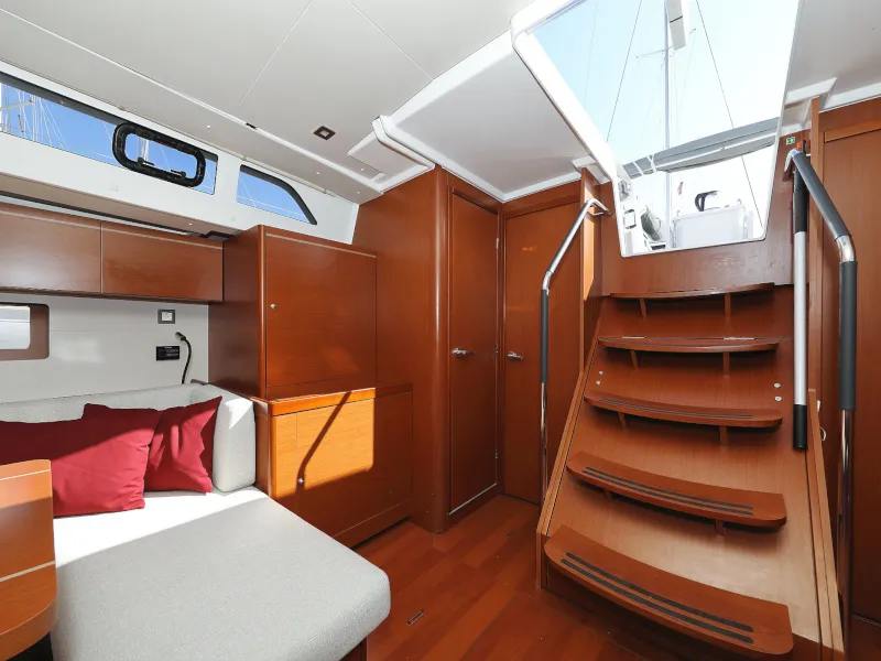 Salon of Grey Goose, a Beneteau Oceanis 51.1 sailboat at Općina Sukošan, Croatia