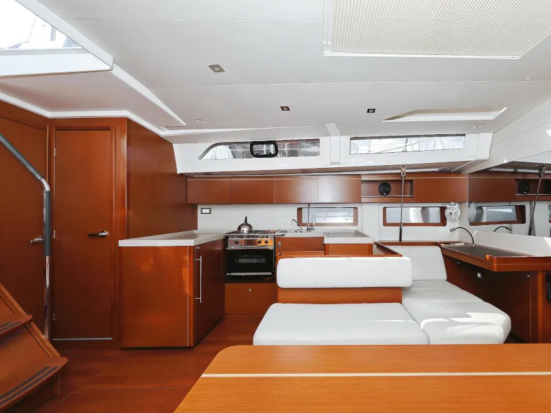 Galley of Grey Goose, a Beneteau Oceanis 51.1 sailboat at Općina Sukošan, Croatia