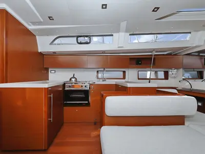 Galley of Grey Goose, a Beneteau Oceanis 51.1 sailboat at Općina Sukošan, Croatia