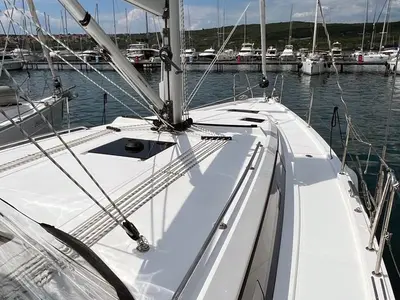 Gala, a Bavaria C42 sailboat at Punat, Croatia