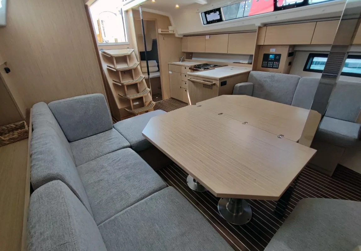 Gala, a Bavaria C42 sailboat at Punat, Croatia