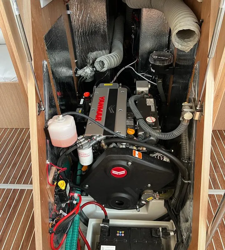 Gala, a Bavaria C42 sailboat at Punat, Croatia