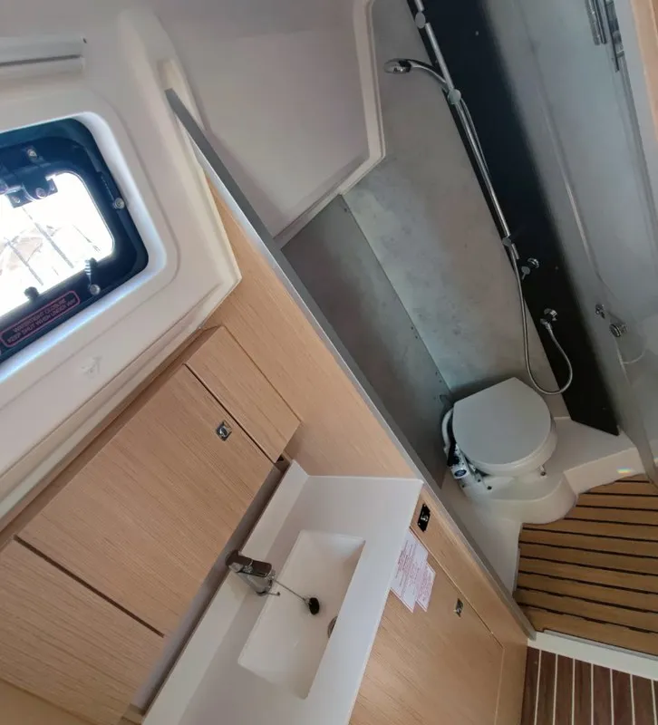 Gala, a Bavaria C42 sailboat at Punat, Croatia