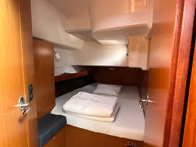 Cabin on Albedo, a Bavaria Cruiser 46 sailboat at Općina Pakoštane, Croatia