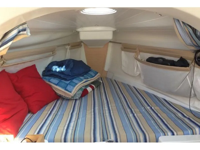 Cabin on Vidra, a Beneteau First 21.7 sailboat at Split, Croatia