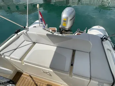 Deck of 09, a Joker Jokerboat Wide 520 motorboat at Grad Trogir, Croatia