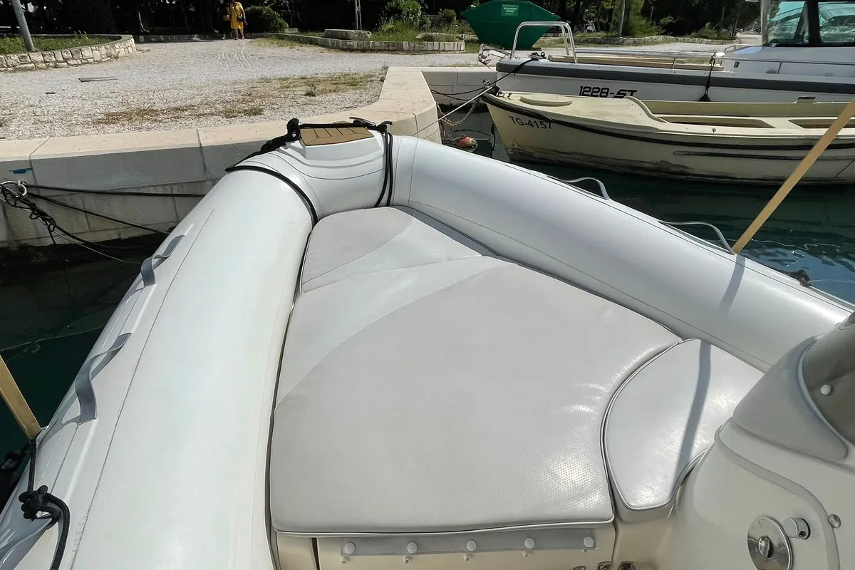 Deck of 09, a Joker Jokerboat Wide 520 motorboat at Grad Trogir, Croatia