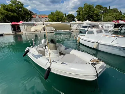 Exterior view of 09, a Joker Jokerboat Wide 520 motorboat at Grad Trogir, Croatia