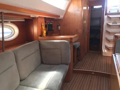 Salon of Alboran XXVI Piñacolada (Las Galletas), a Elan Impression 434 sailboat at Elephant Butte Estates, United States