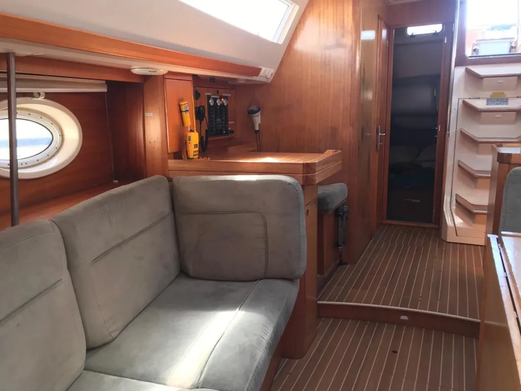 Salon of Alboran XXVI Piñacolada (Las Galletas), a Elan Impression 434 sailboat at Elephant Butte Estates, United States