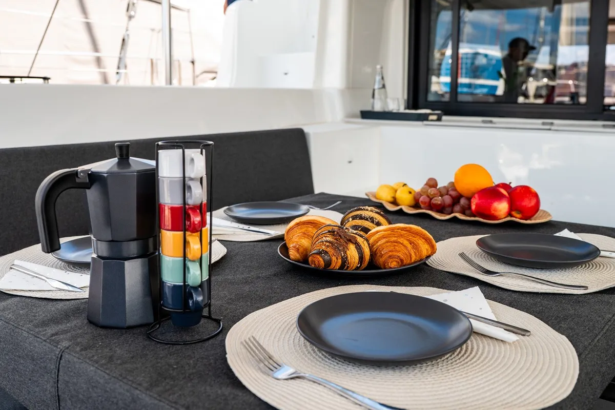 Premium, a Lagoon 46 catamaran at Ta' Xbiex, Malta