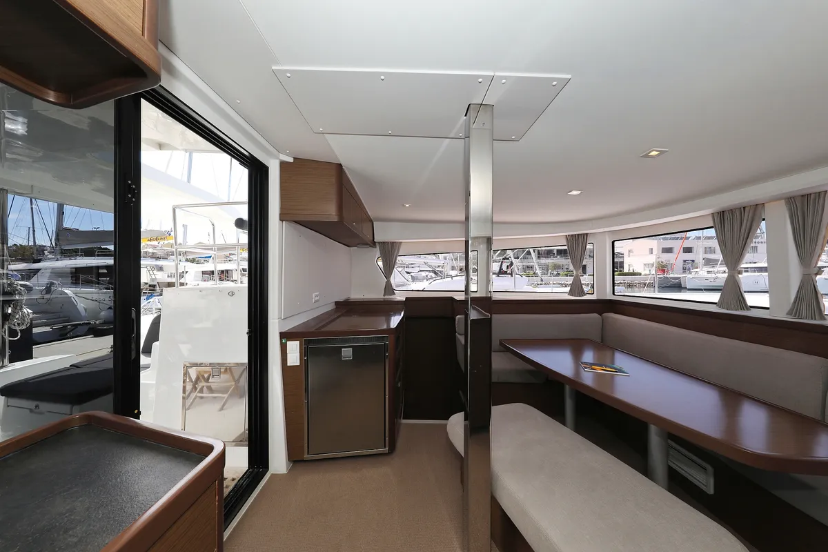 Salon of Sophie, a Lagoon 42 catamaran at Grad Trogir, Croatia
