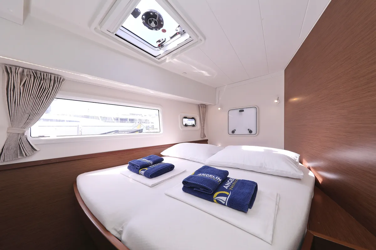 Cabin on Sophie, a Lagoon 42 catamaran at Grad Trogir, Croatia
