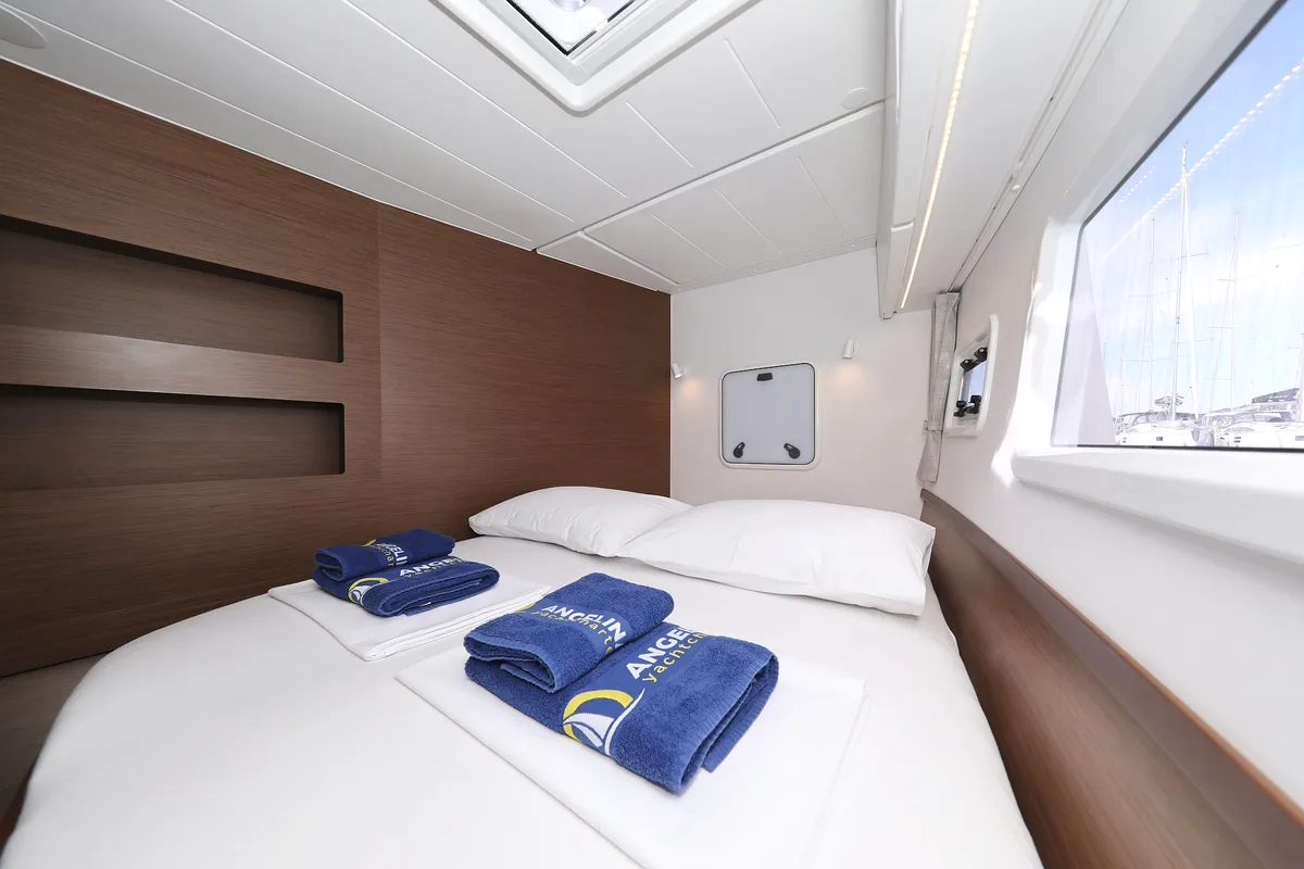 Cabin on Sophie, a Lagoon 42 catamaran at Grad Trogir, Croatia
