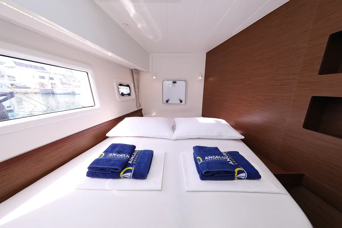 Cabin on Sophie, a Lagoon 42 catamaran at Grad Trogir, Croatia