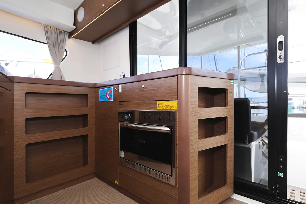 Galley of Sophie, a Lagoon 42 catamaran at Grad Trogir, Croatia