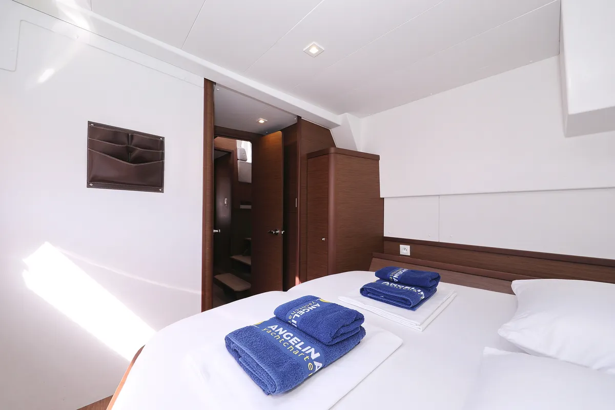 Cabin on Sophie, a Lagoon 42 catamaran at Grad Trogir, Croatia