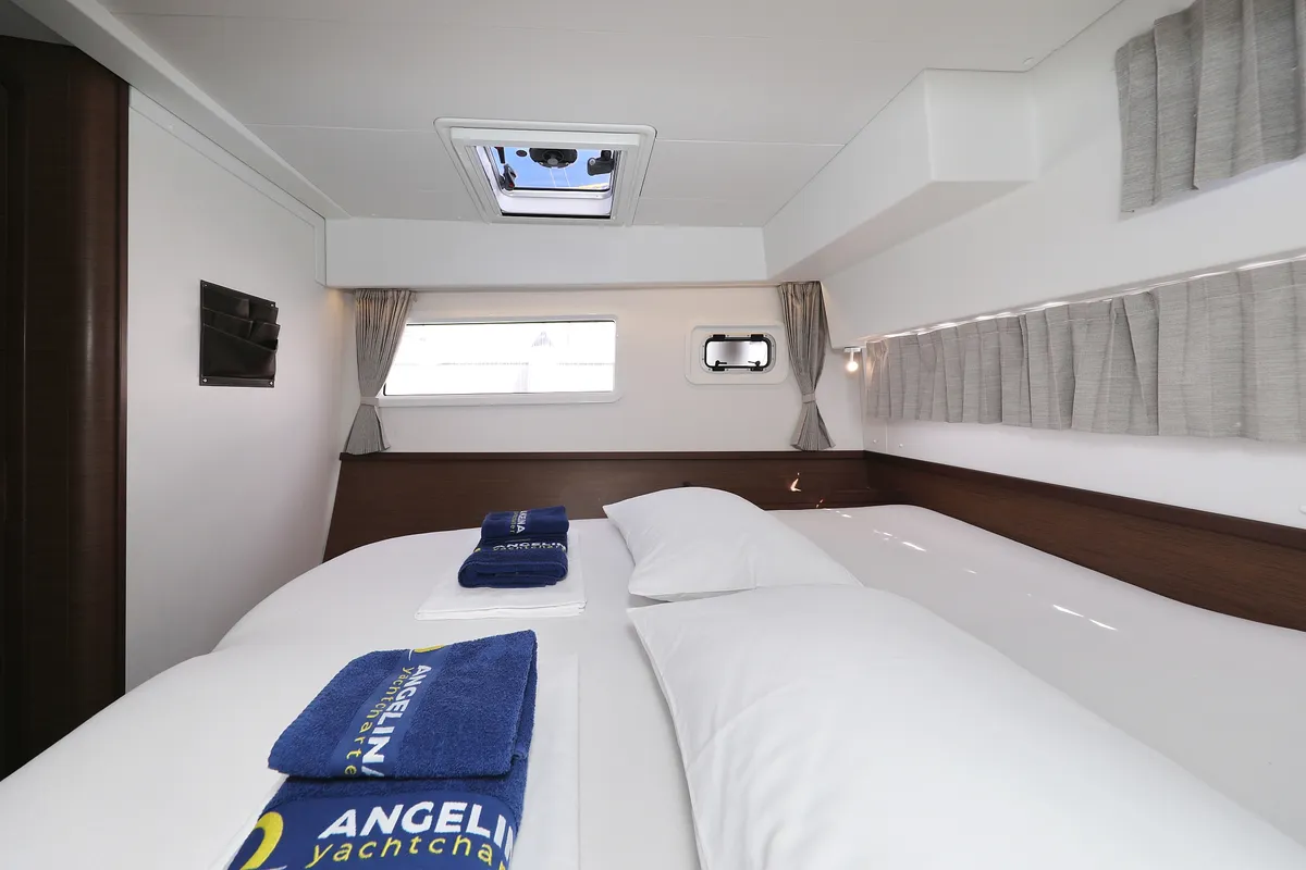 Cabin on Sophie, a Lagoon 42 catamaran at Grad Trogir, Croatia