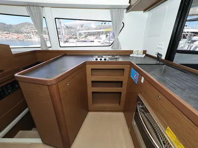 Galley of Sophie, a Lagoon 42 catamaran at Grad Trogir, Croatia