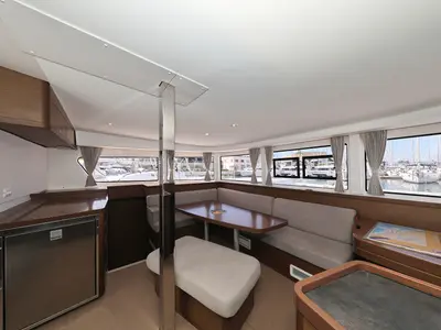 Salon of Sophie, a Lagoon 42 catamaran at Grad Trogir, Croatia