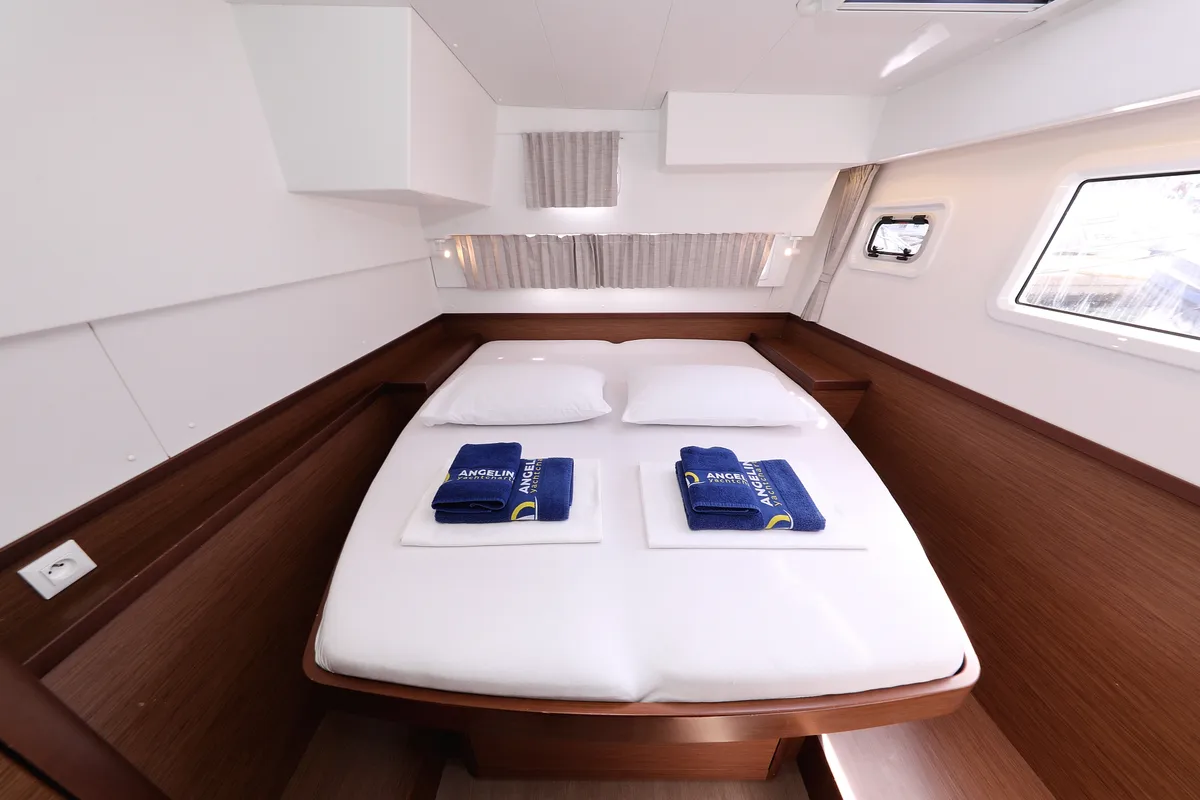 Cabin on Sophie, a Lagoon 42 catamaran at Grad Trogir, Croatia