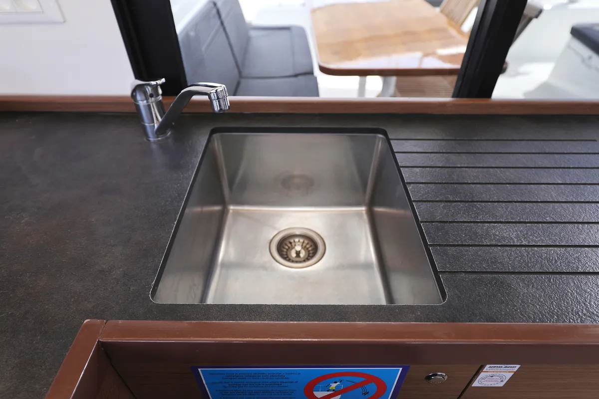 Galley of Sophie, a Lagoon 42 catamaran at Grad Trogir, Croatia