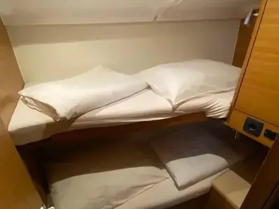 Cabin on EISNER, a Beneteau Oceanis 40.1 sailboat at Grad Šibenik, Croatia