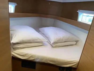 Cabin on EISNER, a Beneteau Oceanis 40.1 sailboat at Grad Šibenik, Croatia
