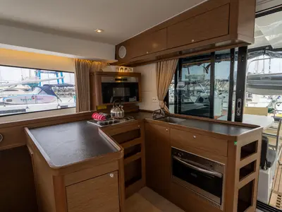 Galley of Cappero - Standard line, a Lagoon 42 catamaran at Salerno, Italy