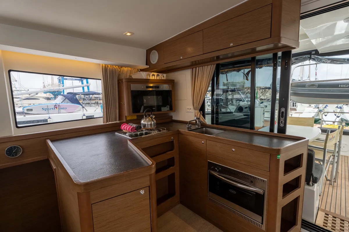 Galley of Cappero - Standard line, a Lagoon 42 catamaran at Salerno, Italy