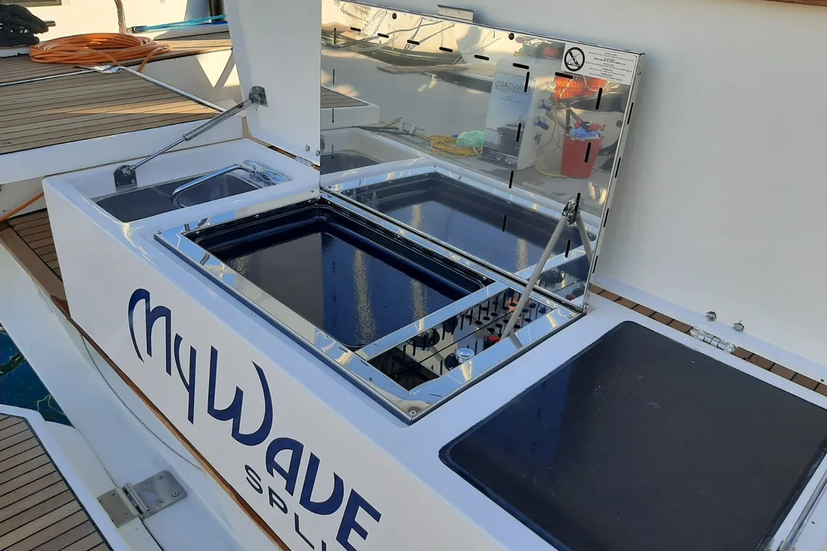My Wave, a D&D Kufner 54 Exclusive sailboat at Trogir, Croatia