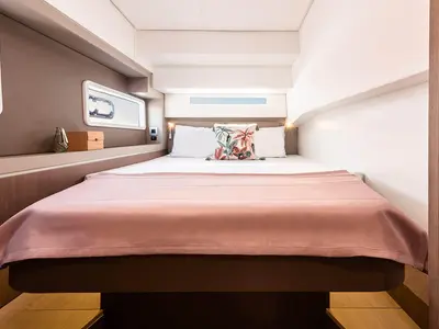 Cabin on Bella Luna, a Bali 4.2 catamaran at Road Town, British Virgin Islands