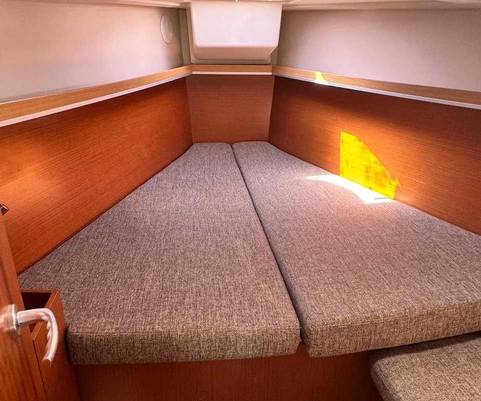 Cabin on Kon-Tiki, a Hanse 385 sailboat at Pula, Croatia
