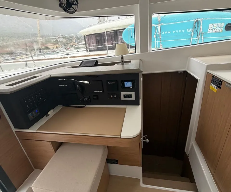 Junior Mary 1, a Bali 4.2 catamaran at Municipal Unit of Palairos, Greece