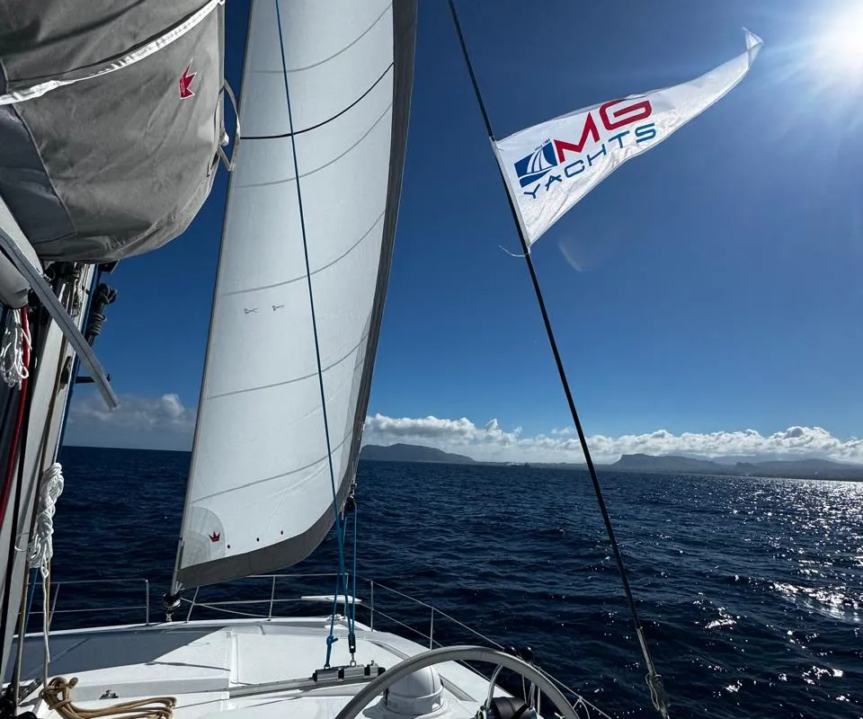 Junior Mary 1, a Bali 4.2 catamaran at Municipal Unit of Palairos, Greece