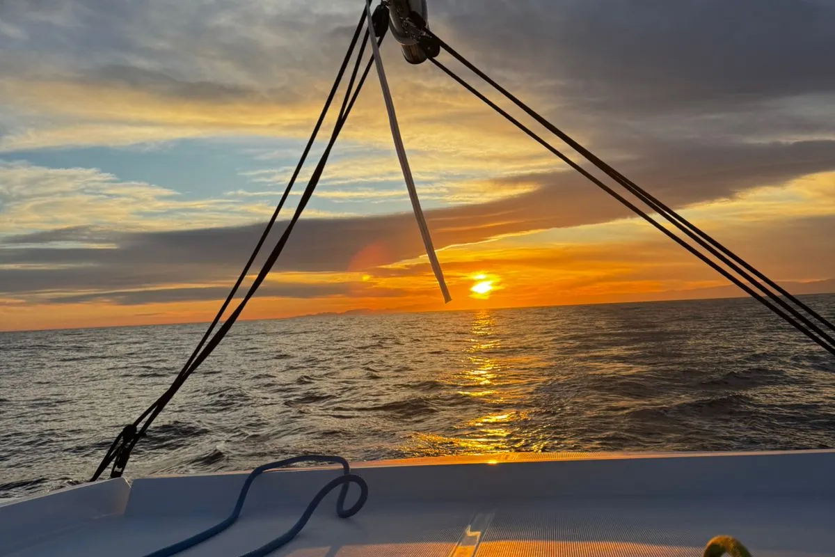 Junior Mary 1, a Bali 4.2 catamaran at Municipal Unit of Palairos, Greece
