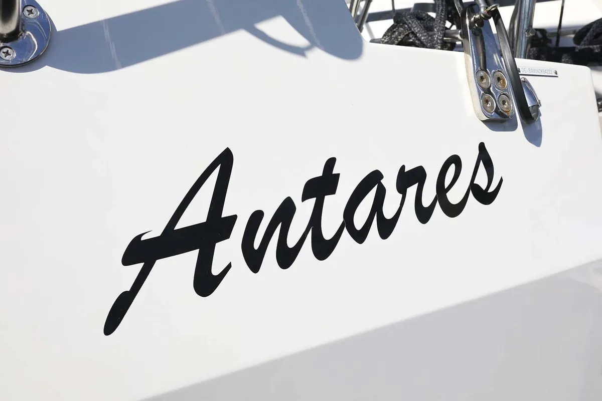 Antares, a Bavaria C42 Style sailboat at Grad Biograd na Moru, Croatia