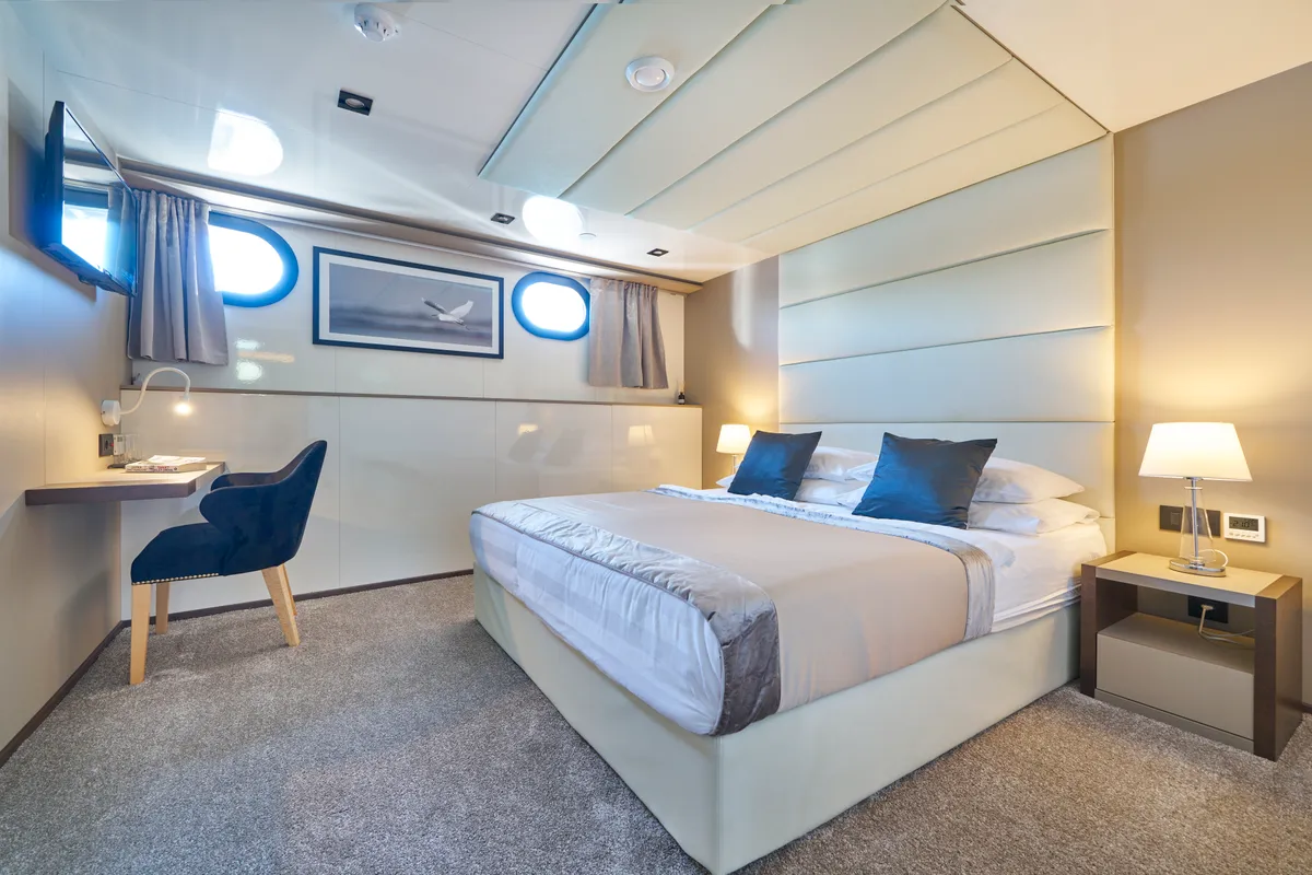 Cabin on Rara Avis, a Gulet Luxury Sailing Yacht motor yacht at Split, Croatia