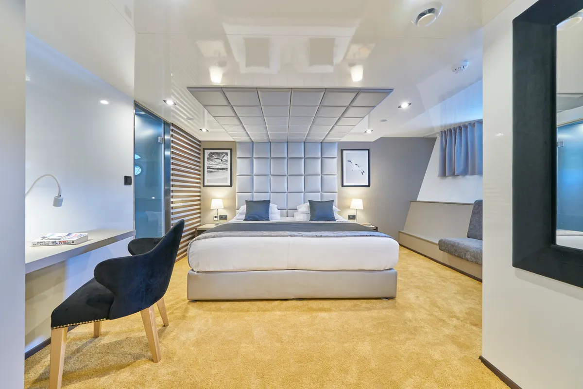 Cabin on Rara Avis, a Gulet Luxury Sailing Yacht motor yacht at Split, Croatia