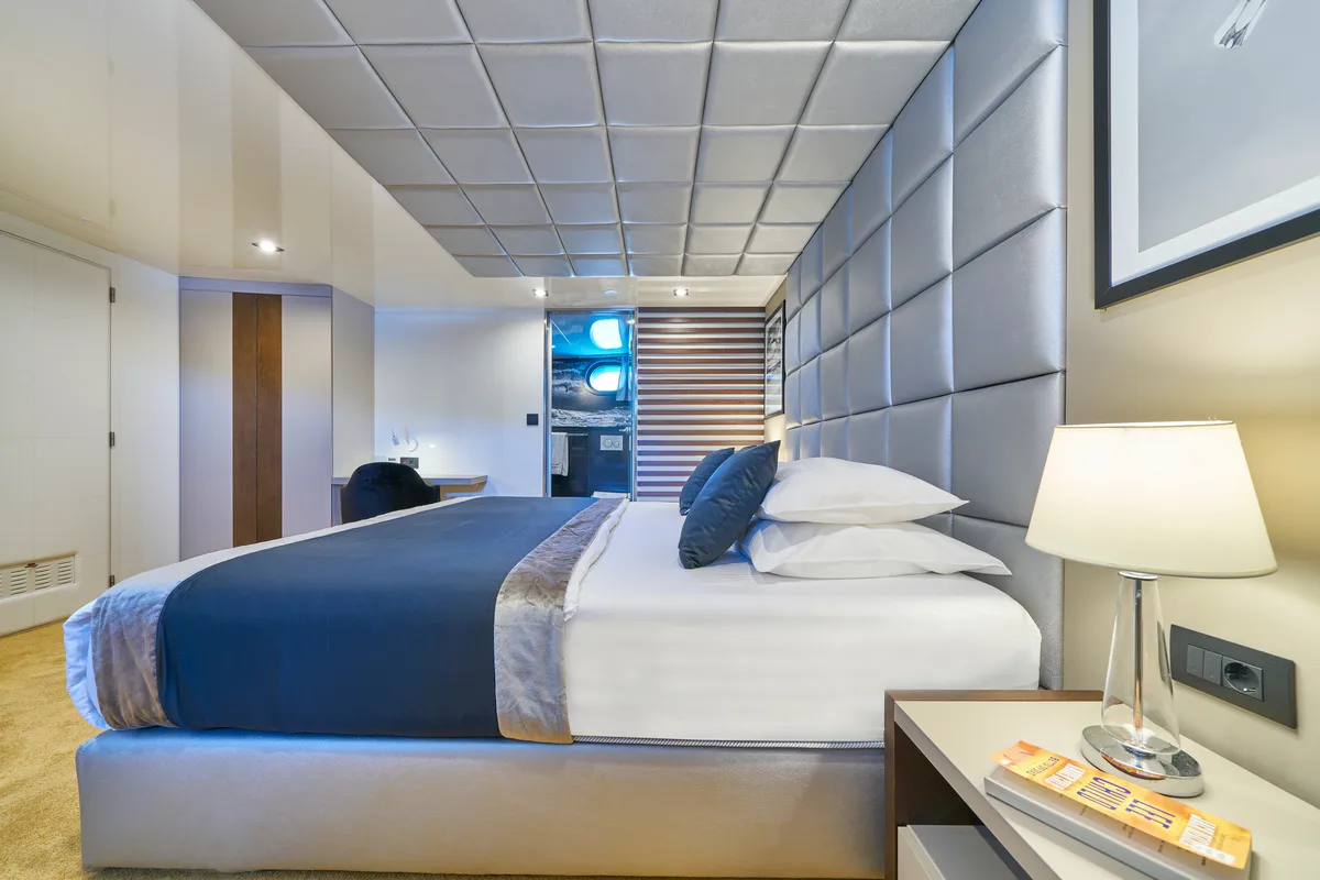 Cabin on Rara Avis, a Gulet Luxury Sailing Yacht motor yacht at Split, Croatia