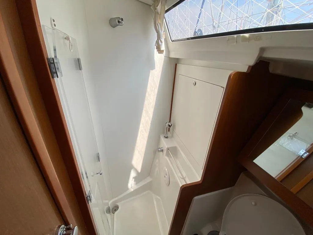Head on Tina, a Beneteau Oceanis 41 sailboat at Fethiye, Turkey