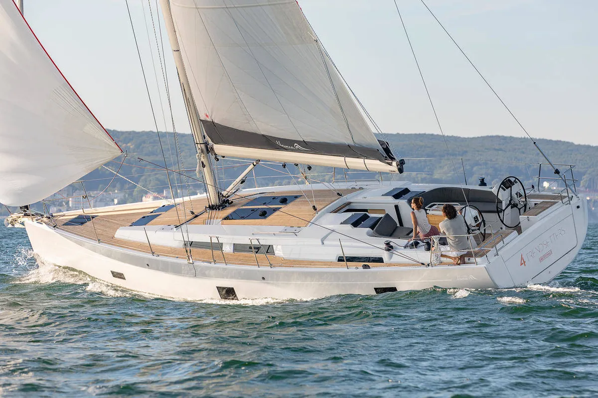 Endless Seas, a Hanse 458 sailboat at Grad Biograd na Moru, Croatia