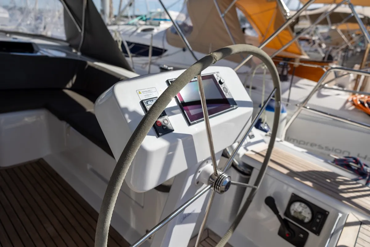 Endless Seas, a Hanse 458 sailboat at Biograd na Moru, Croatia