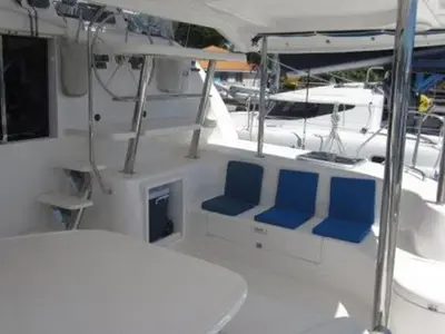 Marine Venus, a Leopard 46 catamaran at Ribishi, Saint Vincent and the Grenadines