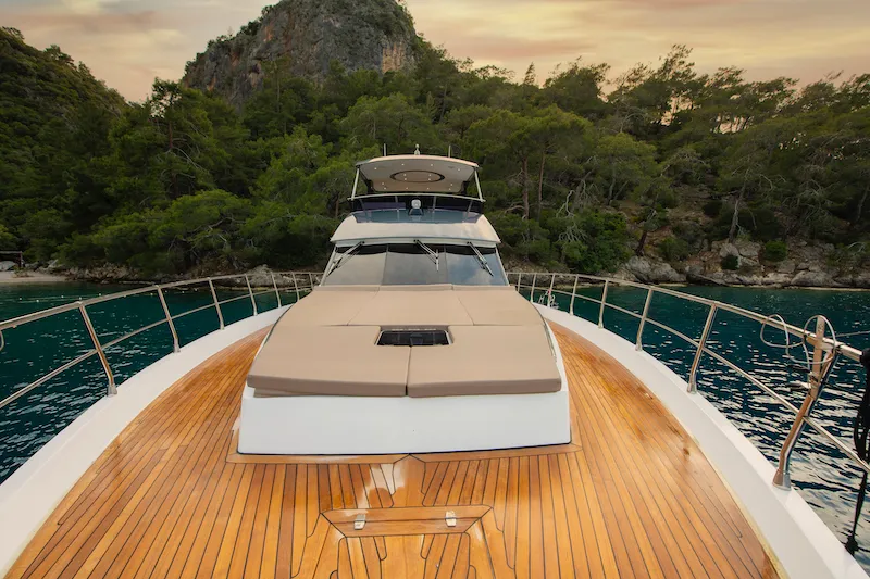 Golden Blue, a Custom Made Golden blue motor yacht at Fethiye, Turkey