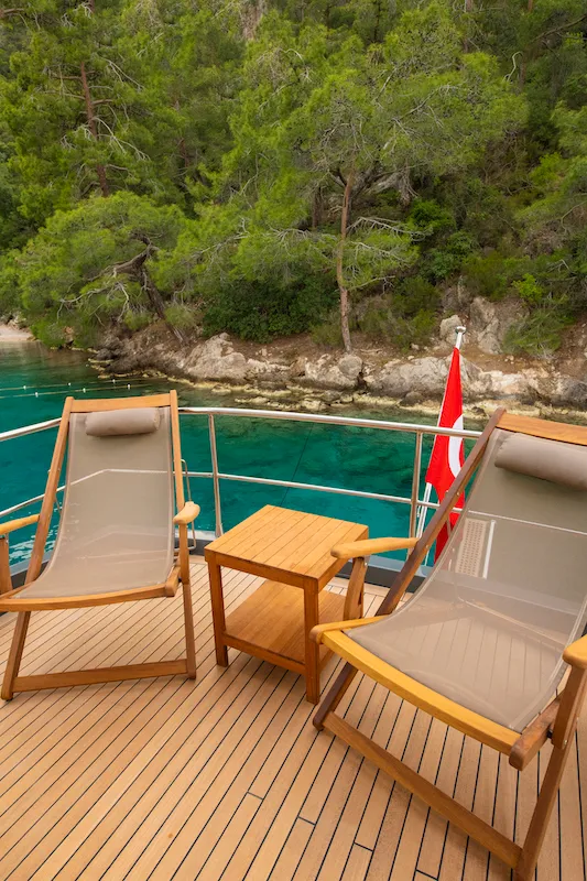 Golden Blue, a Custom Made Golden blue motor yacht at Fethiye, Turkey